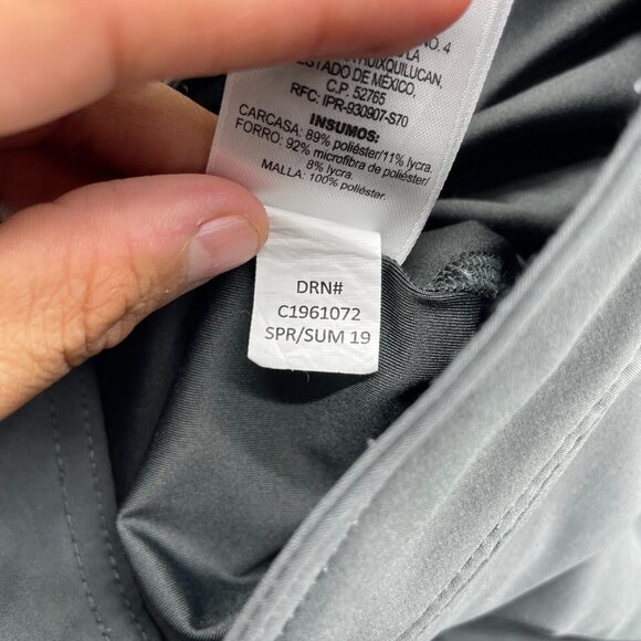 Eddie Bauer Womens Skort Skirt Size 10 Gray Pockets Athletic Travel Pickle Ball - Picture 12 of 13